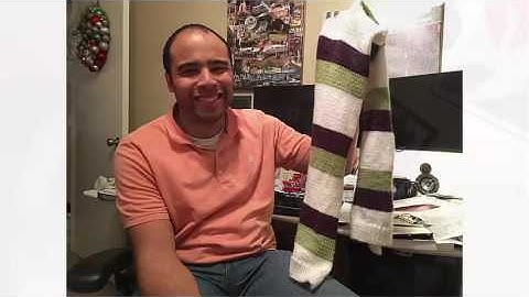 Lilypad Arduino Project - Lighted Christmas Scarf