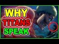 Why Can Titans Speak? Titan Mystery Solved! Attack on Titan Theory