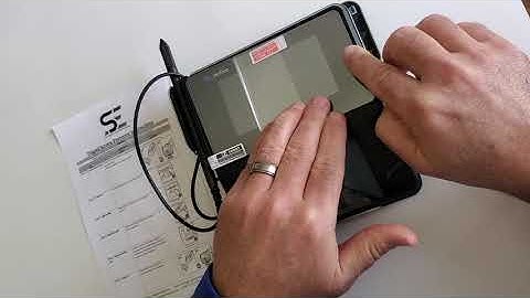 Applying a screen protector to the Verifone MX915 or MX925. Same method works for the M400, M440