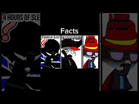 4 Hours Vs 13 Hours Vs 8 Hours of Sleep [Gacha Club] #edit #vines #memes #animation #danteyn #shorts