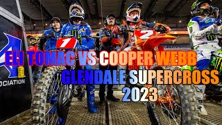 AMA SUPERCROSS 2023 ROUND12 GLENDALE : " ELI TOMAC VS COOPER WEBB" THINGS TO KNOW.