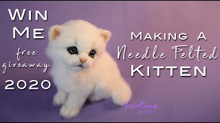 DIY Making A Needle Felted Kitten