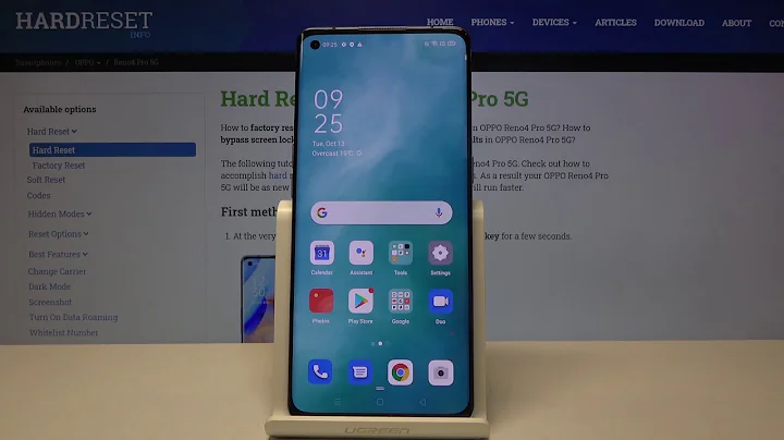 How to Show Battery Percentage on OPPO Reno4 Pro - Enable Battery Percentage