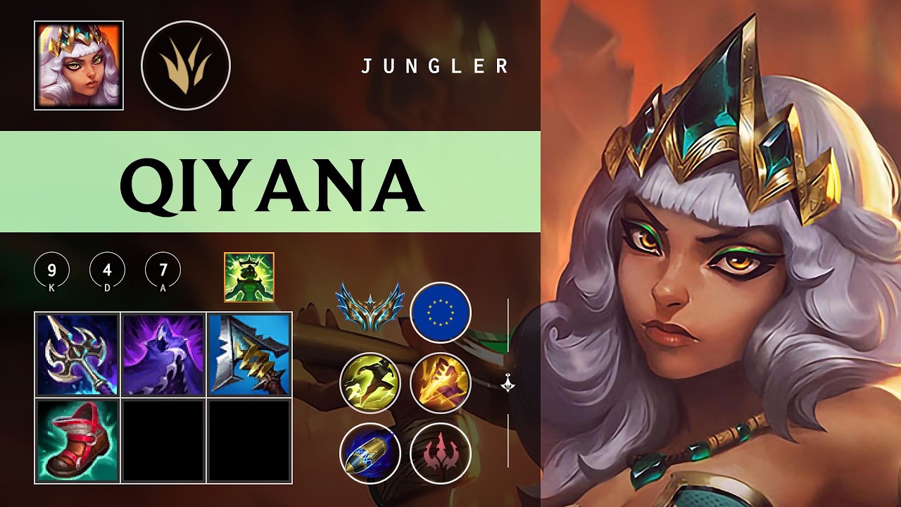 Qiyana Jungle vs Shaco - EUW Challenger Patch 26.04