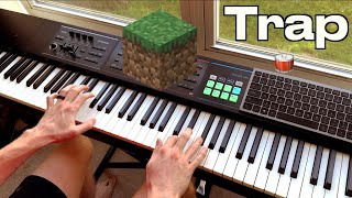 Minecraft music with different drum kits