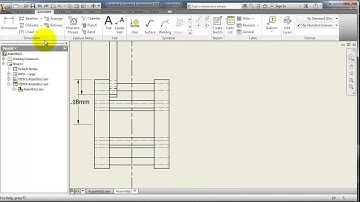 110 Inventor Drawing Tutorial: Chain Dimensioning