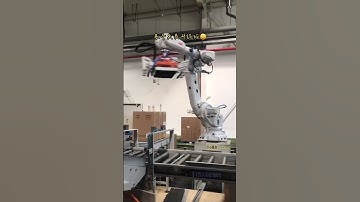 Automatic Robot Palletizing  Robotic Palletizer for high Carton/case/box/bag Palletizing#palletizer