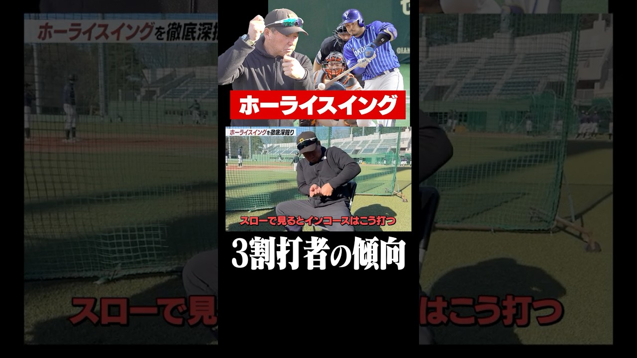 【打撃理論】ホーライスイング徹底分析#大谷翔平#宮崎敏郎