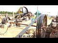 Amazing Starting up 22HP 300RPM Big Crazy Old Black Diesel Engine Run On Wood Cutting Machine