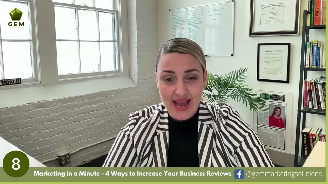 4 Ways to Increase Your Google Reviews | Episode 008 | Marketing in a Minute