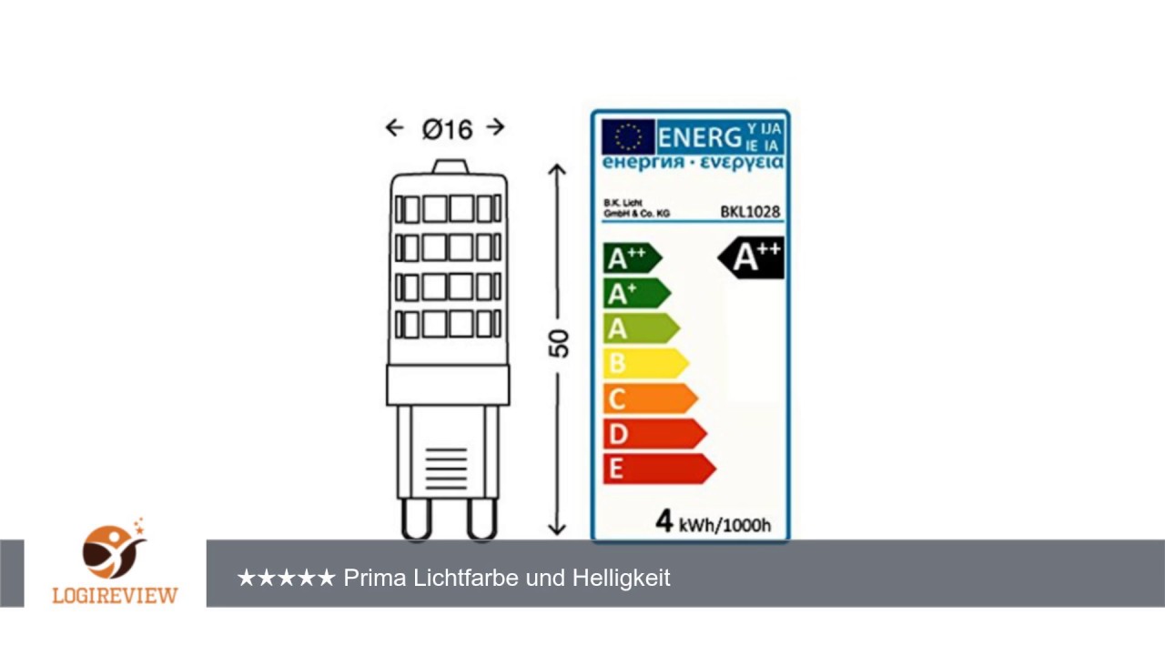 Led Lampe G9 3 5 Watt Warmweiss 5er Set Led Leuchtmittel Energiesparlampe Led Gluhlampe Led Birne Youtube