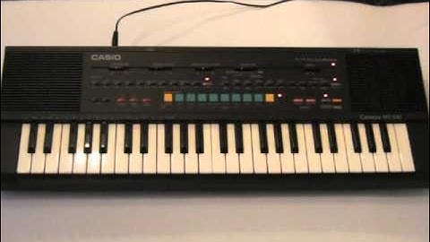 Casio Keyboard MT-540 Demo