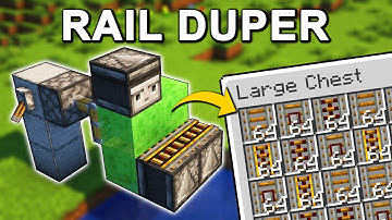 Rail Duplicator Farm in Minecraft 1.21+ (Tutorial)