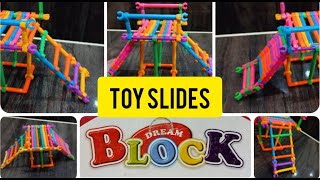 How To Make Toy Slide With Stick Block Smart Stick Toys (Dream Block) #kidsslide screenshot 2