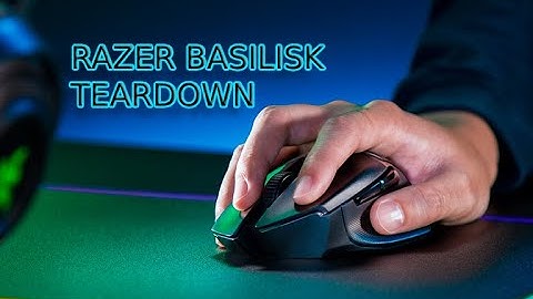 Razer Basilisk x Hyperspeed D/C error 2.4GHz/BT TEARDOWN