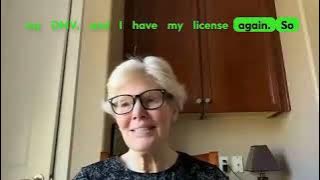 Cynthia Gets Her Driver’s License Back!