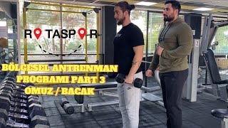 Fitness Bölgesel Antrenman Programi Part 3 Omuz - Bacak