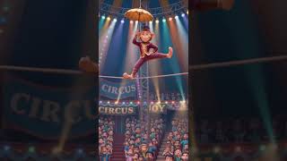 🐵 Amazing Monkey Acrobat Show | Funny Cartoon Monkey Tricks