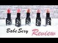[REVIEW] ♥♥ Son Babe Sexy ♥♥ || Babe Sexy Lipsticks ♥♥ l Yun Trần