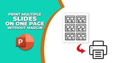 How to print multiple slides on one page without margins