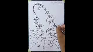 menggambar tema seni budaya