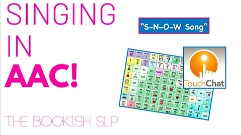 Singing in AAC! "S-N-O-W" with WordPower from Saltillo