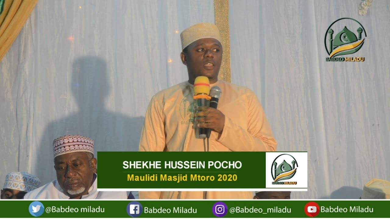 SHEKHE HUSSEIN POCHO | UMUHIMU WA KUMSWALIA MTUME | TUSIWE KAMA MASOKWE | MAULIDI  MTORO 2020