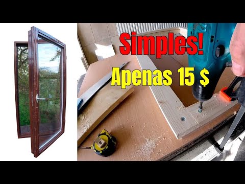 Como fazer uma janela em casa, sem máquinas e com vidro duplo artesanal!