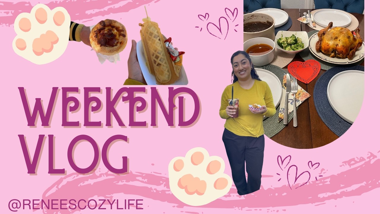 Weekend Vlog| Dog Event & Craft Night