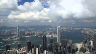 Hong Kong Victoria Harbour - Cloud timelapse 2015/5/15