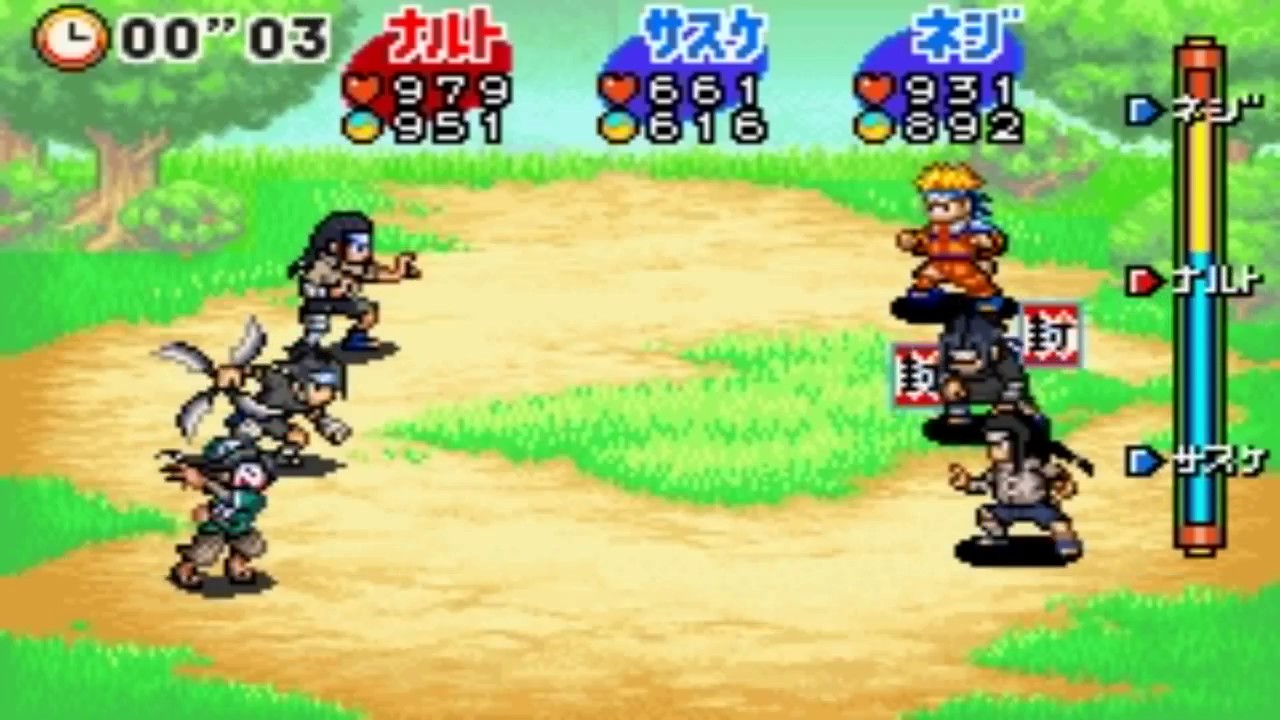 Naruto Rpg Gba Kumite Dojo Stage 23 受けつがれし火の意志 組手道場 Youtube
