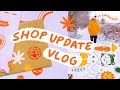 studio vlog ⁕ last minute shop update, noissue & snow day!