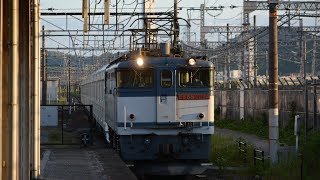 甲種輸送 EF65 2084号機+東京メトロ13000系(13106F) 米原駅通過