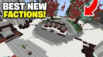 The BEST New Minecraft Factions Server in 2022! (Best New Factions Server)