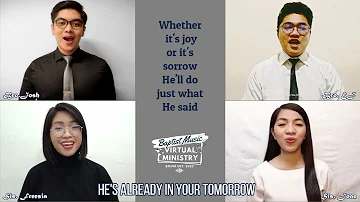 He's Already in Your Tomorrow | Baptist Music Virtual Ministry | Quartet