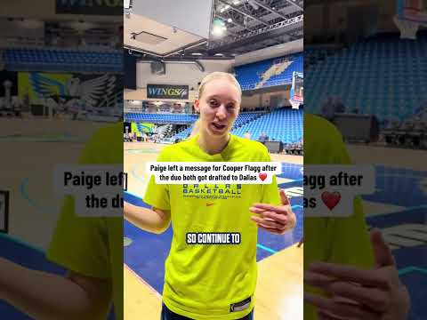 Paige Bueckers' message