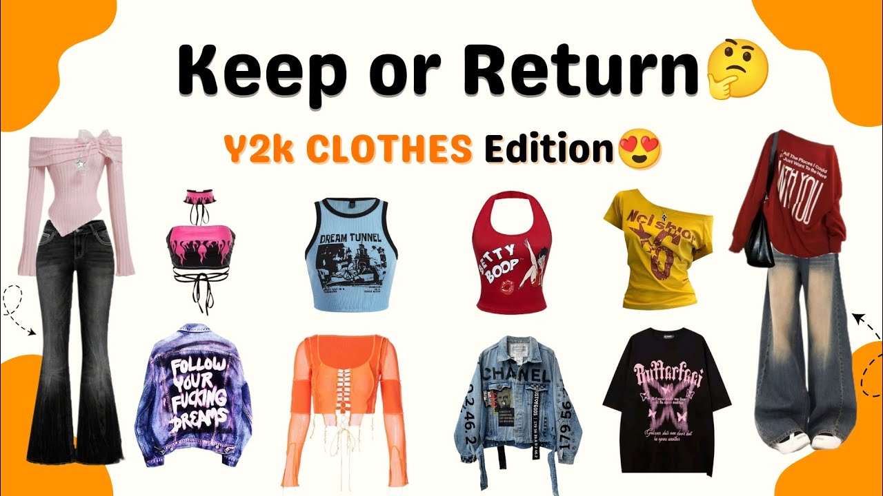 Keep or Return 🤔 | Y2K Clothes Edition👗✨