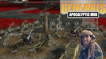 GLA STEALTH VS 7 RANDOM - C&C Generals Zero Hour APOCALYPTIC MOD 2.2
