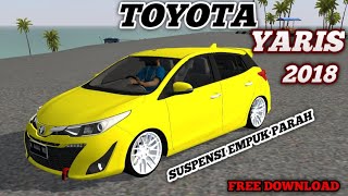 BARU RILIS MOD BUSSID MOBIL TOYOTA YARIS 2018 || REVIEW MOD BUSSID TERBARU V3.6.1 screenshot 4