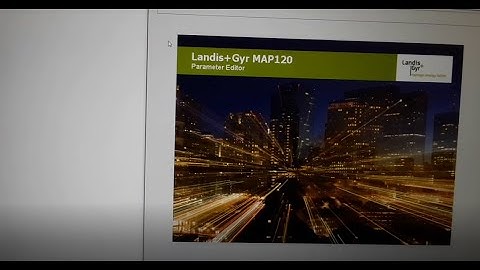 How to download/upload parameter setting Revenue meter Landis+Gyr E650 [connection to the MAP120]