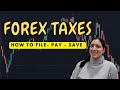 How to do your TAXES as a FOREX TRADER! (deductibles, savings & more)