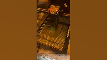 Engraving Slate Coaster With A Diode Laser Atomstack P7 M40 Laser Engraver
