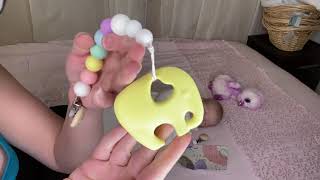 💗Pacifier Clip Review by Blossom Reborns by Ashley💗