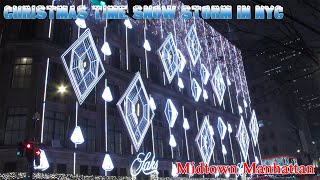 Christmas Time Snow Storm In NYC December 26, 2025