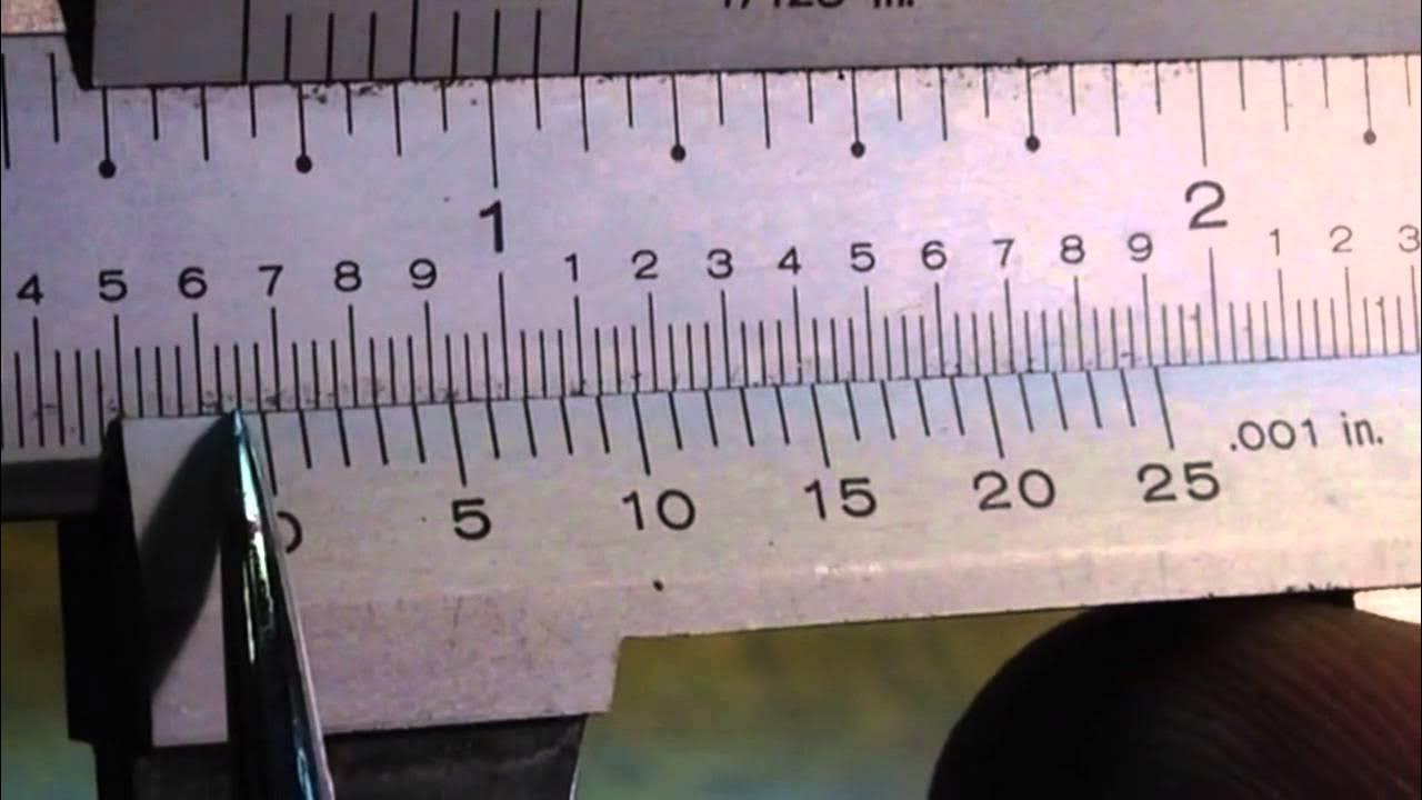 How to read the vernier caliper and The differences between vernier
