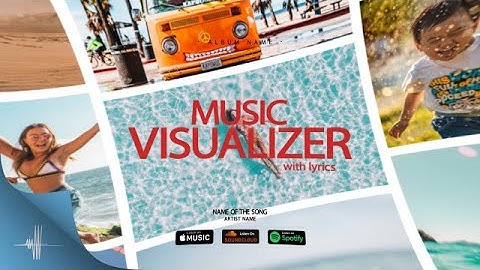 Music Visualizer 3D With Lyrics After Effects Templates