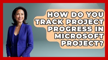 How Do You Track Project Progress in Microsoft Project? | The Project Manager Toolkit News