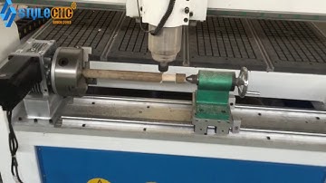 STYLECNC 1325 4 axis rotary cnc router machine
