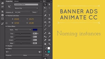 Naming instances - HTML5 Banner Ads in Adobe Animate [22/53]