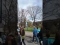 Science Marching past Michigan Union up State St.